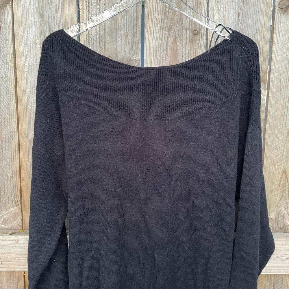 Anthropologie Ett twa Sweater black long New belt - Picture 4 of 5